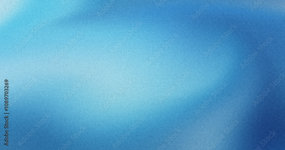 Poster smooth blue gradient with a grainy texture perfect for digital art, web design, and print projects