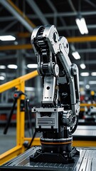 Advanced Robotic Assembly Line with Precision Arms:Digital Artwork series 02
