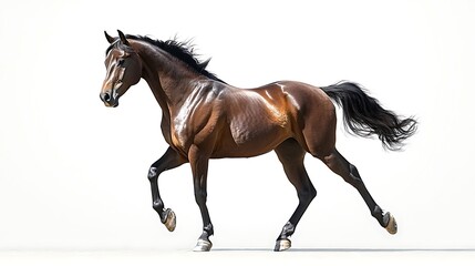 Obraz premium Realistic rearing horse designed for creative projects with transparent backgrounds image