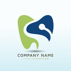 Dental office vector logo design