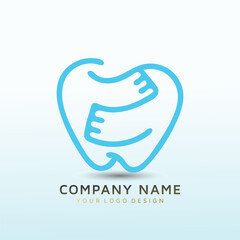 Dental office vector logo design
