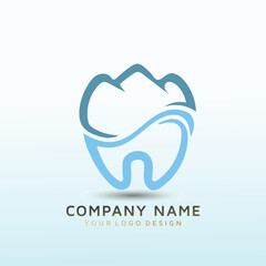 Dental office vector logo design