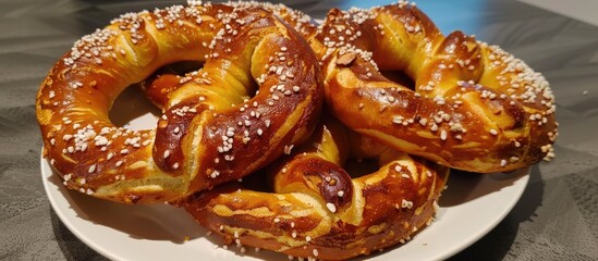 Bavarian Pretzel With Homemade Mangalica Fat Spread