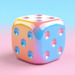 Vibrant and Playful Dice