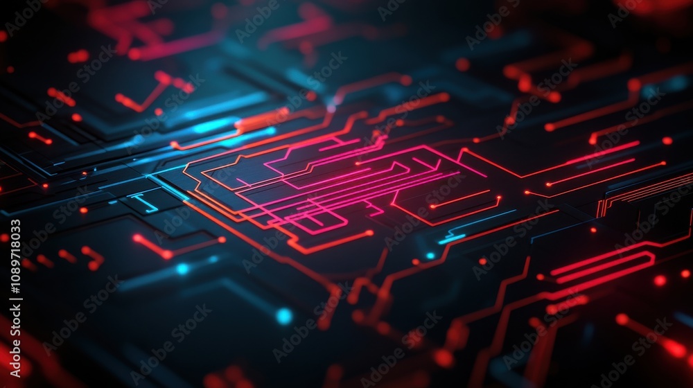Aufkleber analytics for seo keywords concept. futuristic technology background with ai elements
