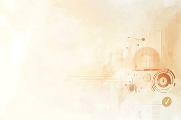 Obraz premium Abstract neutral background with loan repayment icons