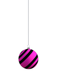 palle di natale addobbo per albero di natale su fondo trasparente isolato 