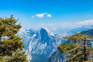 landscape of half dome with blue sky © Yamil