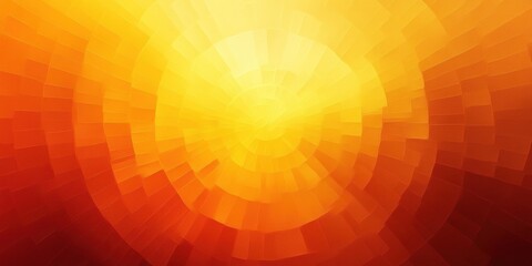 Abstract Orange and Yellow Radiating Design