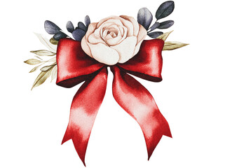 Fototapeta premium Retro Vintage Victorian Christmas – A festive scene capturing the charm of the Victorian era with beautifully decorated Christmas trees, children joyfully playing around, and lush holiday bouquets. Th