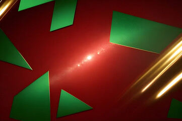 Red and green patterned background
