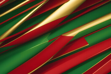 Red and green patterned background
