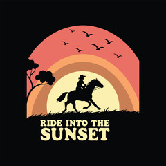 Ride Into The Sunset Tee