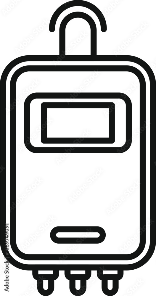 Poster aquarium water testing device showing parameters and controlling water changes
