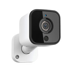 Smart home security camera designed with a privacy shutter, providing protection and monitoring for residential spaces
