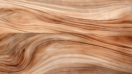 Obraz premium Wooden surface with wavy lines in focus
