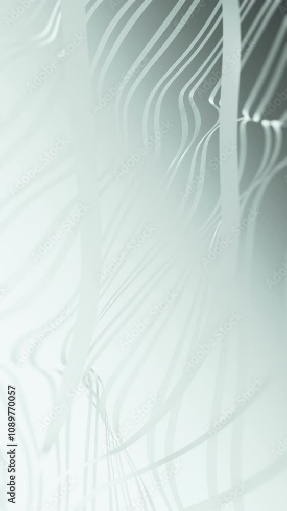 Poster abstract wavy lines, shiny background animation. 4k abstract simple shapes beautiful motion design.