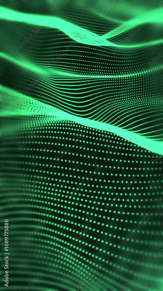 Poster abstract - vertical background animation, digitally generated abstract background animation 4k loop.