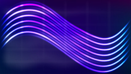 Dynamic  glowing curved lines ,  Light Line Wavy with a Glowing Effect,  for abstract, technology, and creative projects 