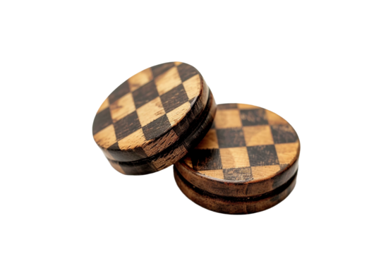 Fun Checkers Variations Isolated on Transparent Background