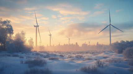 Snowy Wind Farm