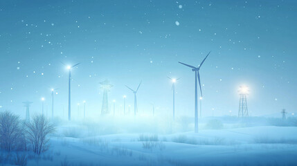 Snowy Wind Farm