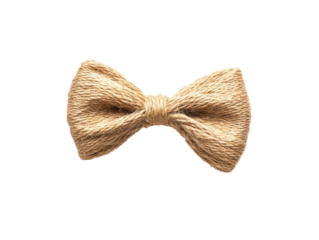 Rope bow tie for rustic decor and crafts