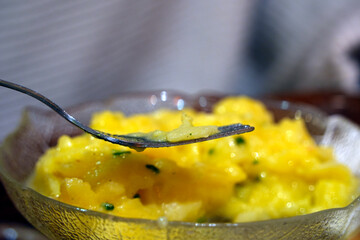 Kartoffel salad potatoes in Austria