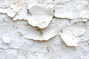 Fototapeta premium White plaster wall background with natural texture
