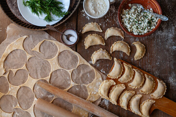 food preparation process of dough