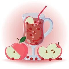 Red apple and cranberry compote © M_A_R_I_A_N_N_A