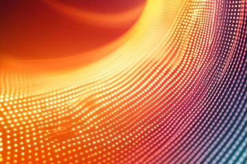 Obraz premium Vibrant light patterns flowing across a futuristic gradient background