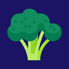 Obraz premium broccoli vector design icons
