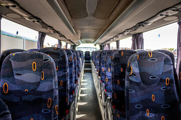 interieur d'un bus marocain