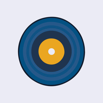 Lp record, Vinyl record illustration