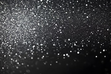 Obraz premium Happy New Year silver gradient background with tiny sparkles