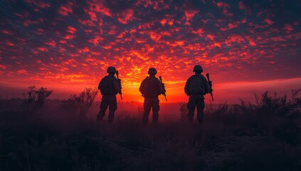 Fototapeta premium Brotherhood at Twilight