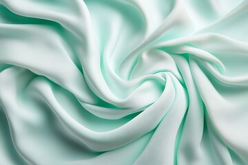Obraz premium Gentle mint-colored background with smooth gradients