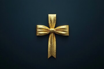 Elegant Satin Bows on Luxurious Gift Wrapping with Golden Accents - Set of 10 Unique Styles