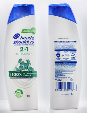 Head & Shoulders anti-dandruff shampoo and conditioner a solution for your hairs care,Rome, Italy - November 18, 2024