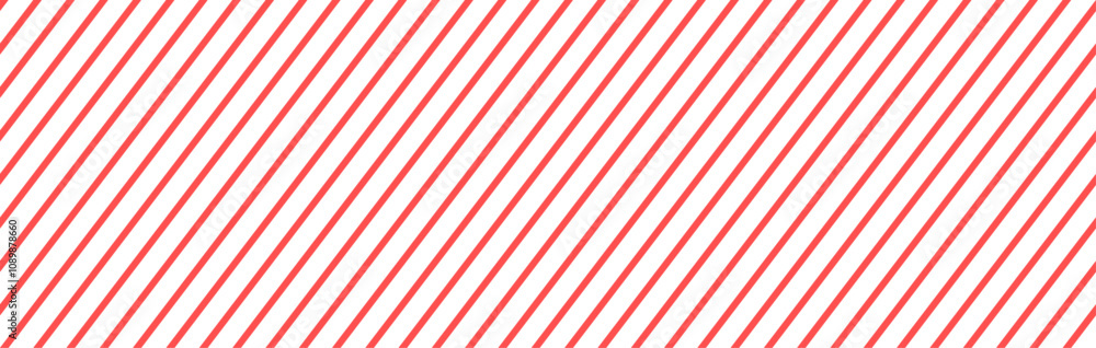 Poster seamless candy stripe pattern with diagonal red and white lines. cane pattern with peppermint textur