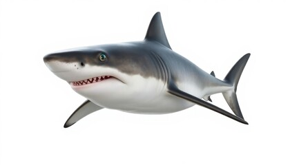 Fototapeta premium a close up of a shark with a big smile on its face