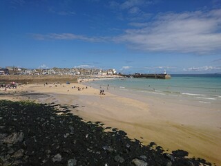 beach in the morning