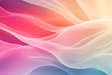 Obraz premium Gradient layers of light forming a creative high-tech business banner