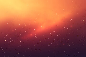 Obraz premium Gradient red and orange background with soft glowing sparkles