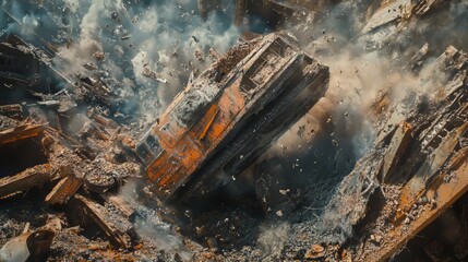 Obraz premium Third-party risk management, addressing outsourcing, partnerships, and third-party relationships, risk mitigation, photorealistic ultra-detailed 8K hypermaximalist photography