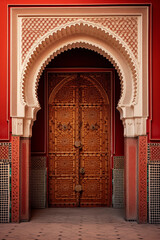 Ornamental door in Morocco