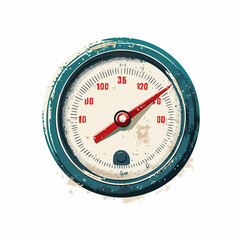 Professional Auto Parts Gauge in Vehicle Repair Garage