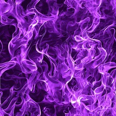 Fototapeta premium Purple Fire Flames Hot Fiery Seamless Pattern Texture