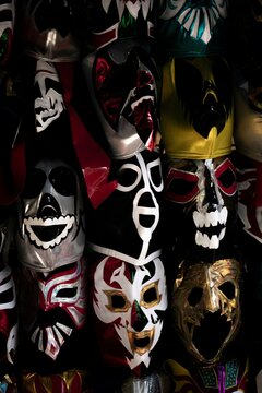 Mexican carnival masks